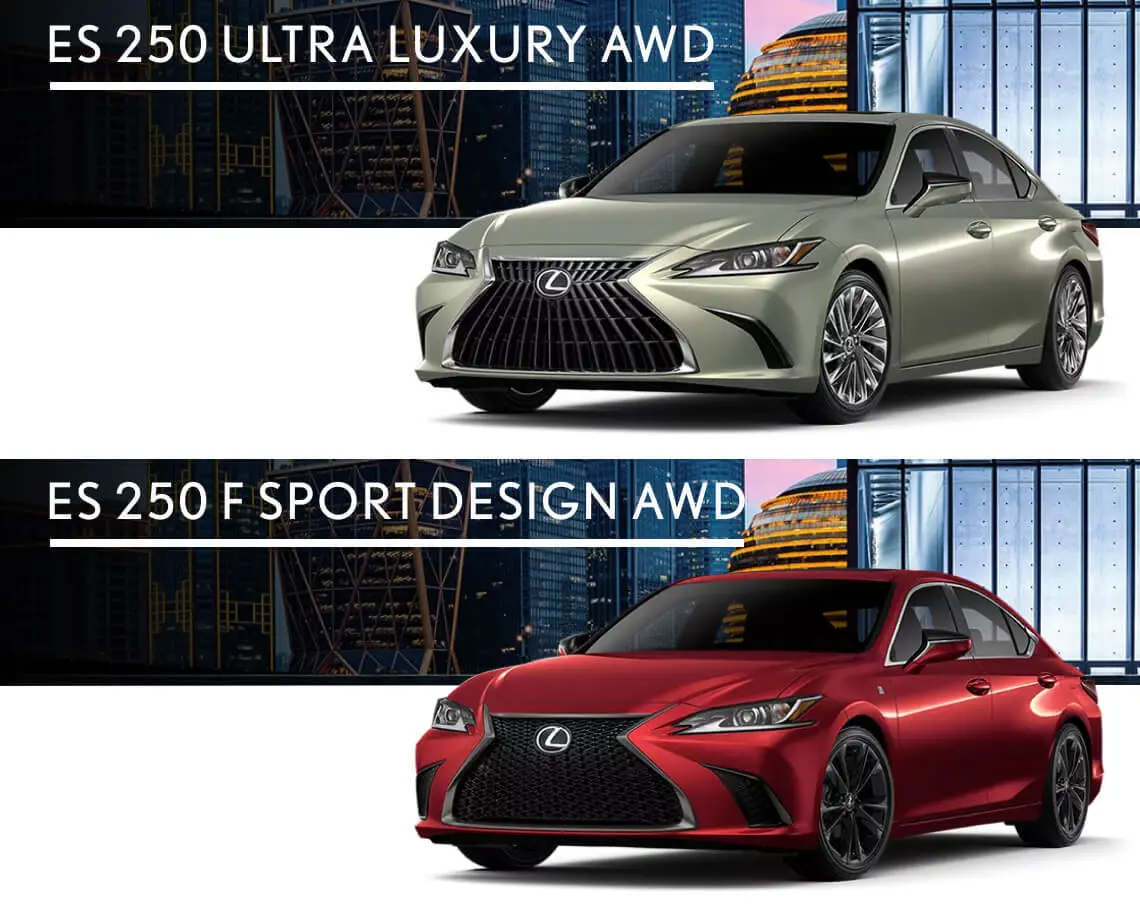 ES 250 Ultra Luxury AWD, ES 250 F SPORT Design AWD