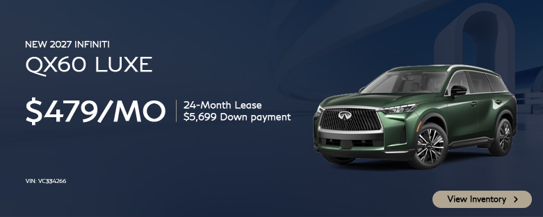 New 2027 INFINITI QX60 LUXE