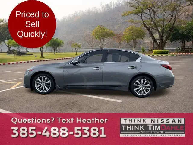 Used 2021 INFINITI Q50 PURE with VIN JN1EV7AR9MM752021 for sale in South Jordan, UT