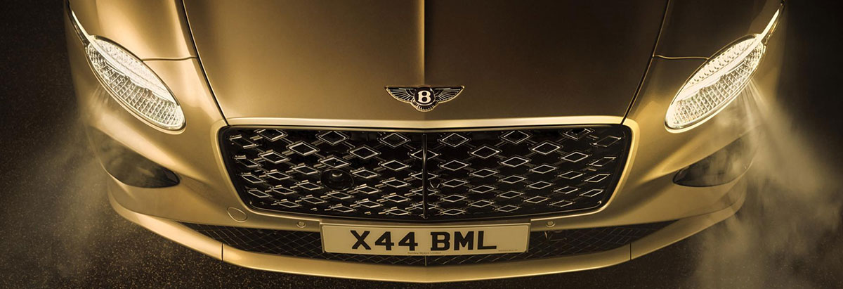 Gold Bentley