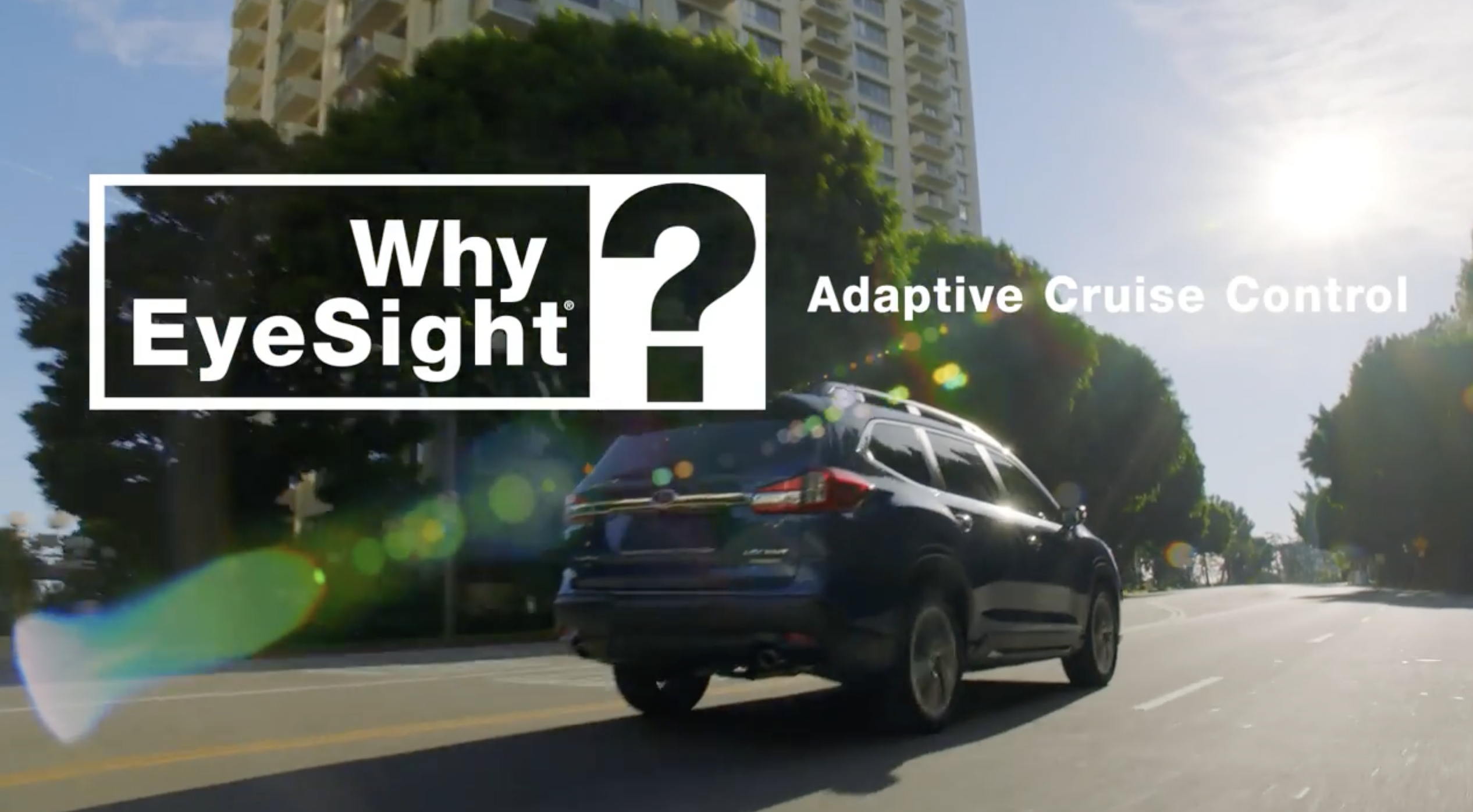 Why EyeSight Adaptive Cruise Control video cover