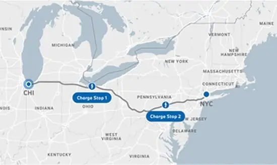 Map your EV route with the Route Calculator
