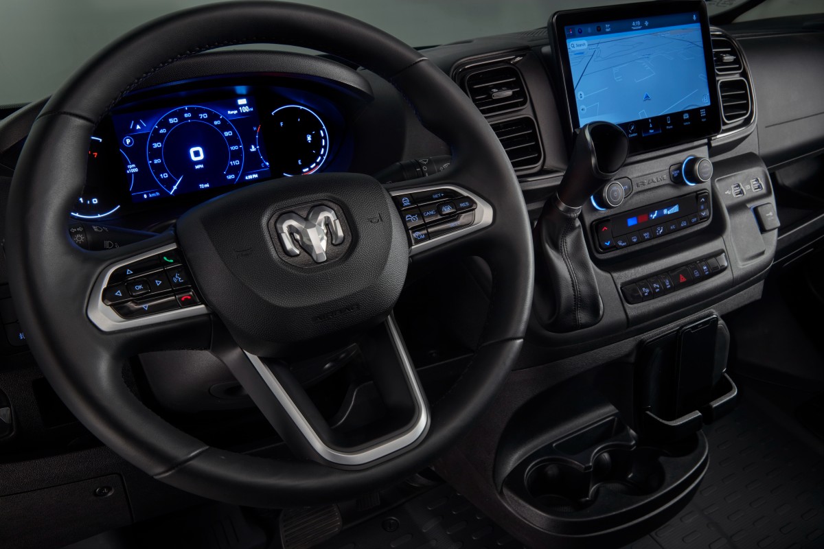 2025 RAM ProMaster Interior Cockpit Dashboard