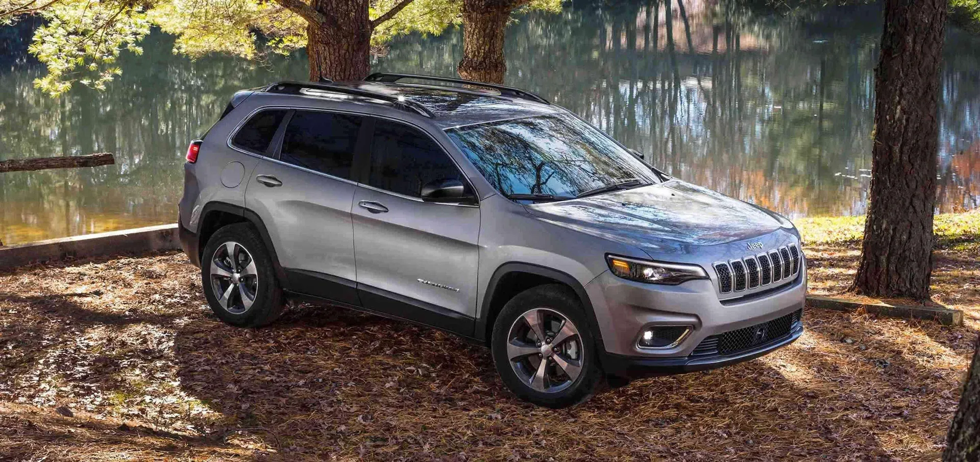 Silver Jeep photographed in the outdoors