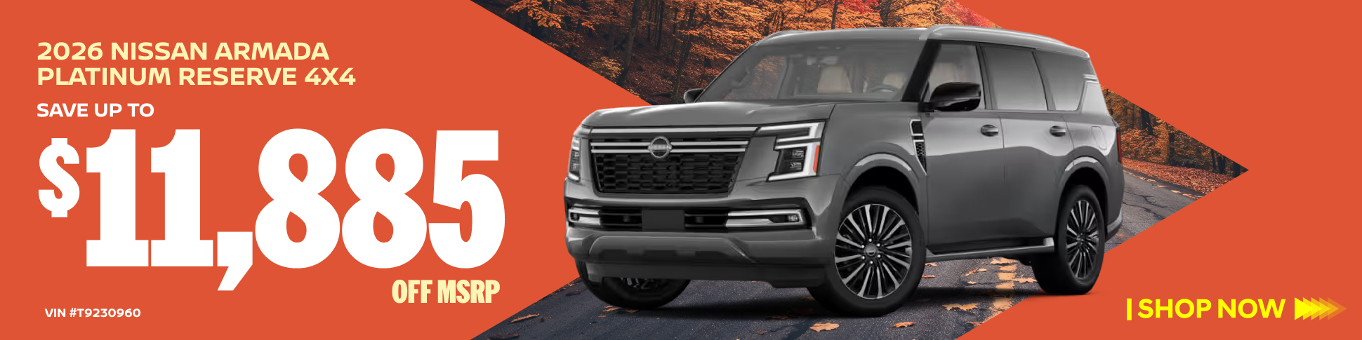 2026 NISSAN ARMADA PLATINUM RESERVE 4X4