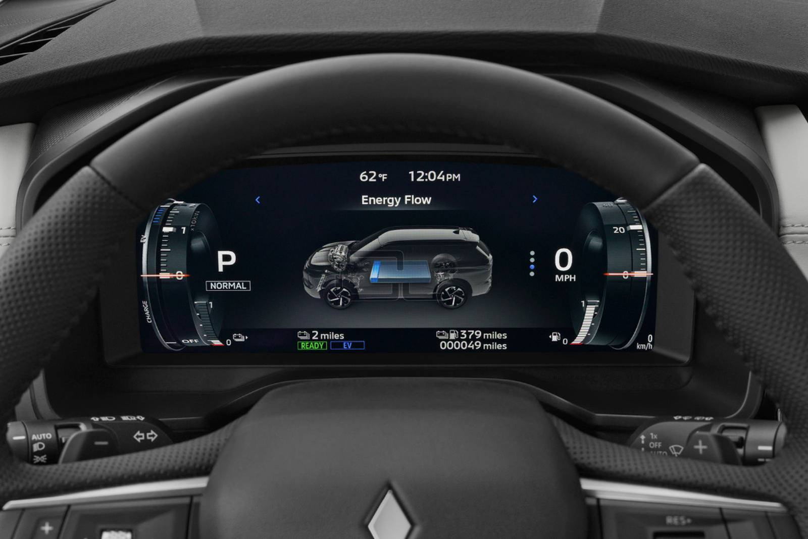 2025 Mitsubishi Outlander PHEV Digital Instrument Cluster