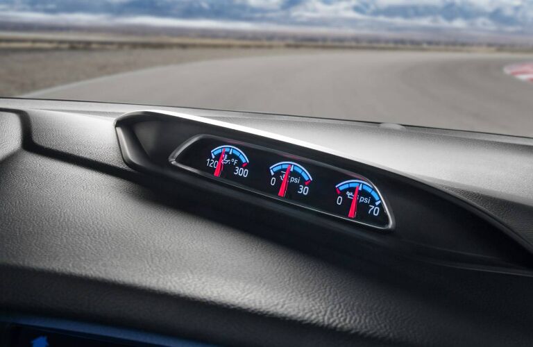 2017 Ford Focus RS boost gauge