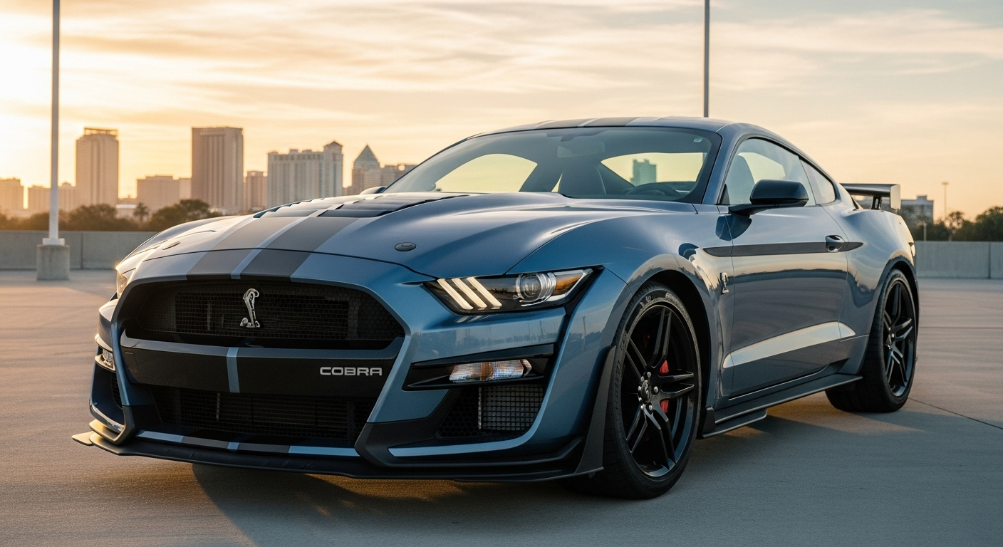 Explore the 2025 Shelby Mustang GT500 lineup in Orlando, FL. Specs, trims, and delivery options. We deliver anywhere in the U.S.