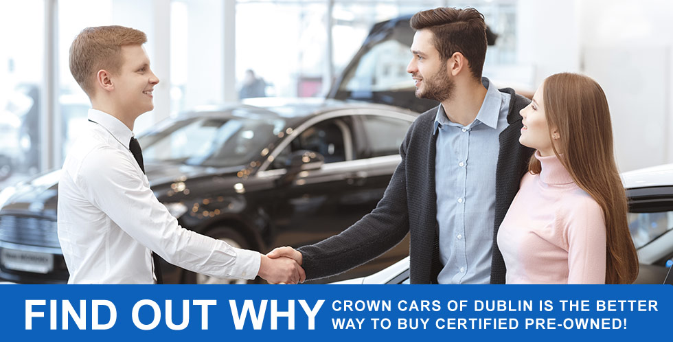 Main image showcasing certified pre-owned vehicles from Crown Cars Of Dublin.