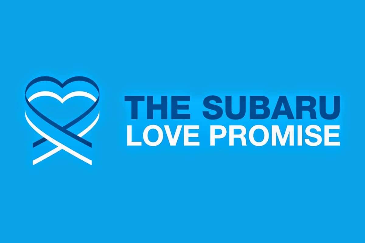 The Subaru Love Promise logo