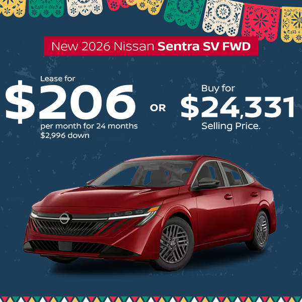 New 2026 Nissan Sentra SV FWD