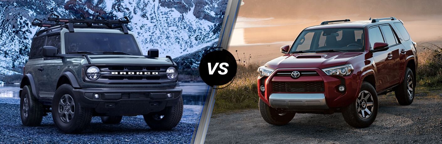 2022 Ford Bronco vs. 2022 Toyota 4Runner 