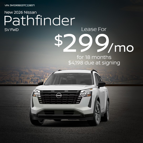 New 2026 Nissan Pathfinder SV FWD