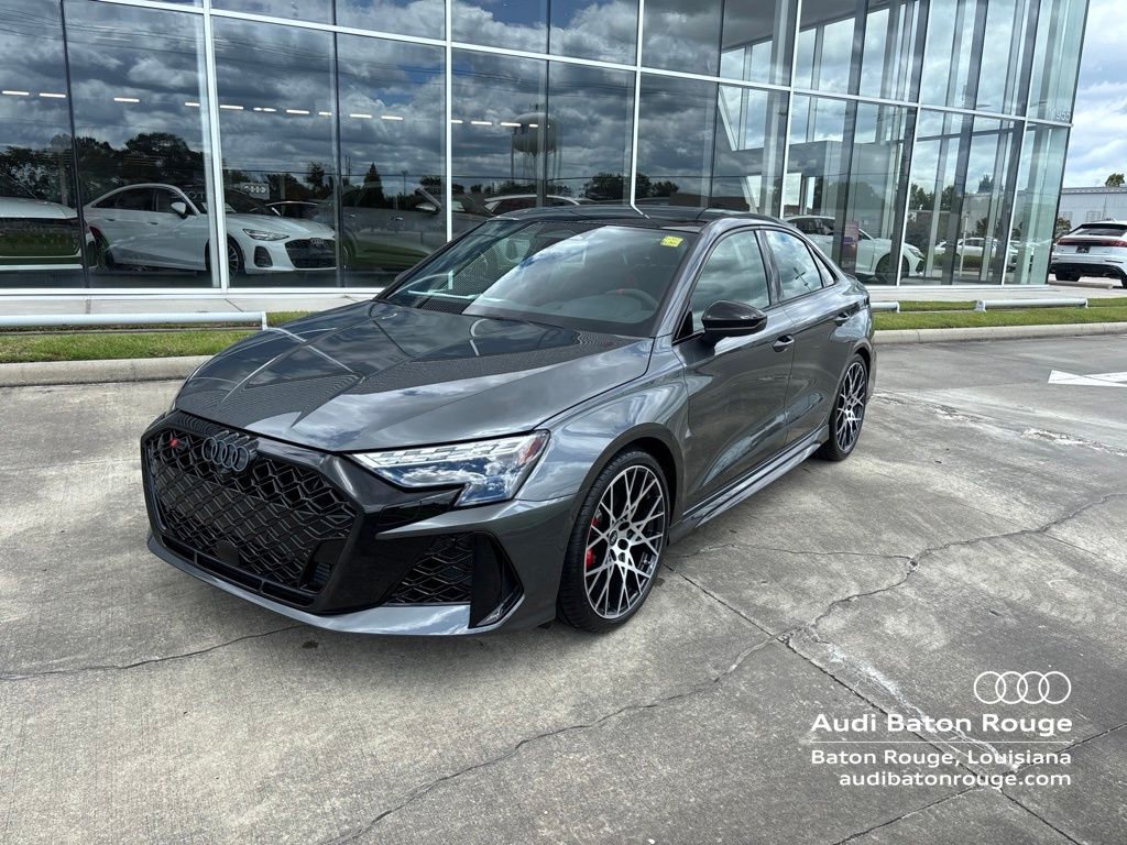 Daytona Gray Pearl Effect 2026 Audi RS 3 Sedan All-Wheel Drive Automatic