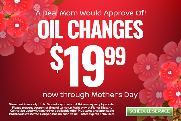 Mother's Day Oil Changes