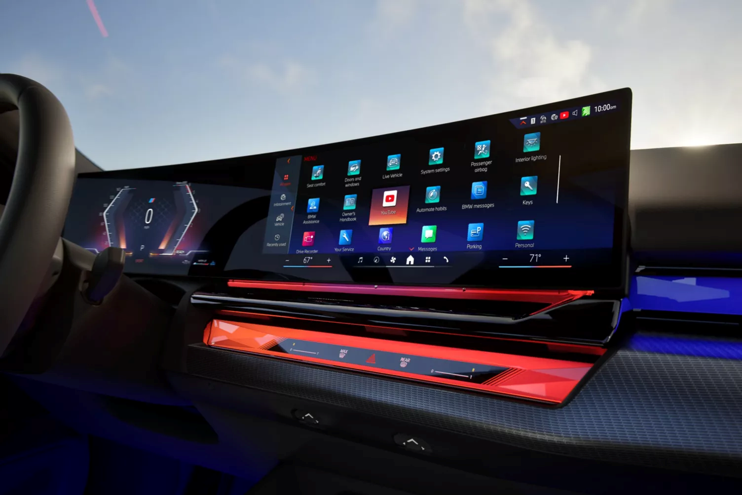 BMW 5 Series infotainment screen