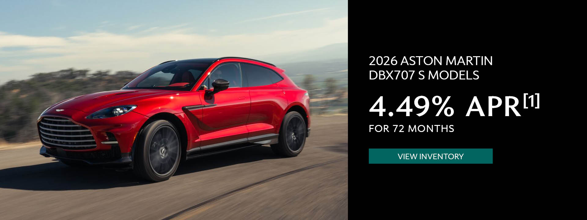 2026 Aston Martin DBX707 S Models