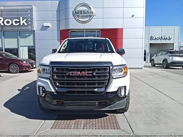 Used 2022 GMC Canyon AT4 with VIN 1GTG6FEN9N1211025 for sale in Grand Junction, CO