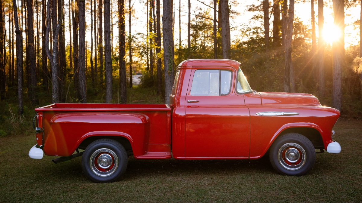 Classic Truck in Woods