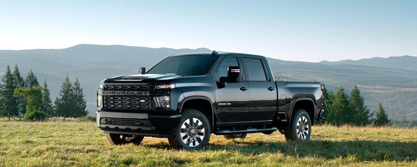 The 2022 Chevrolet Silverado 2500HD parked in a field.