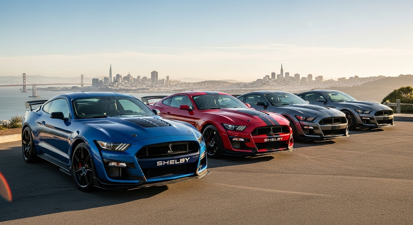 The 2021 Shelby Mustang GT500 lineup in San Francisco offers a thrilling combination of power and elegance. Discover the specs, trims, and delivery options with Kunes Auto Group, your trusted partner in performance vehicles.