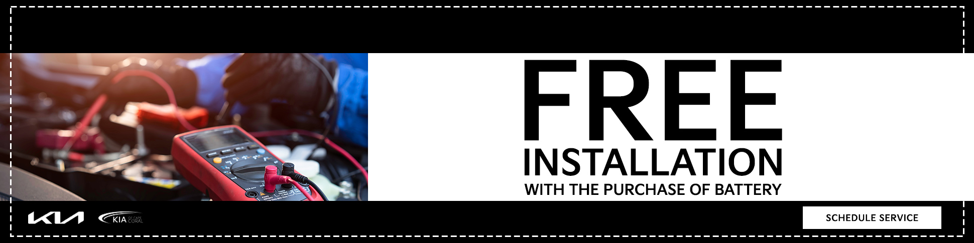 Free Installation With The Purchase Of Battery