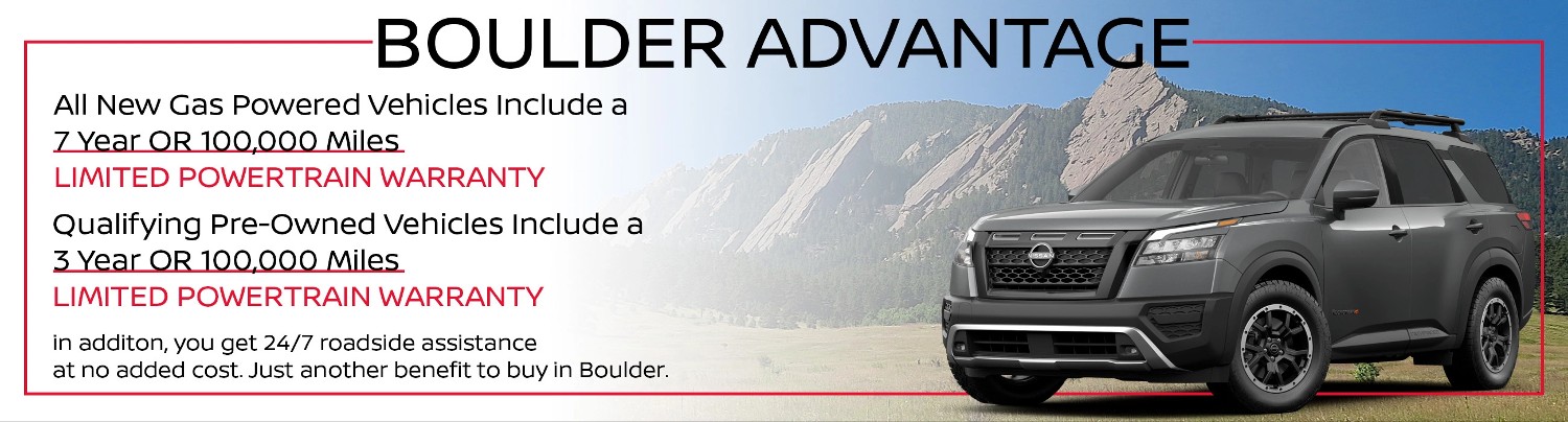 Boulder Nissan Advantage Banner