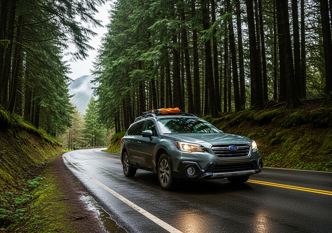 Row of vehicles on a dealership lot