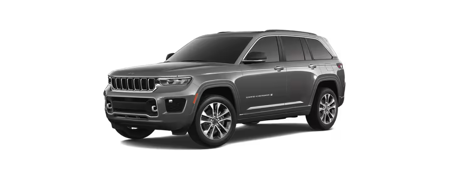 The Jeep Grand Cherokee Overland trim.