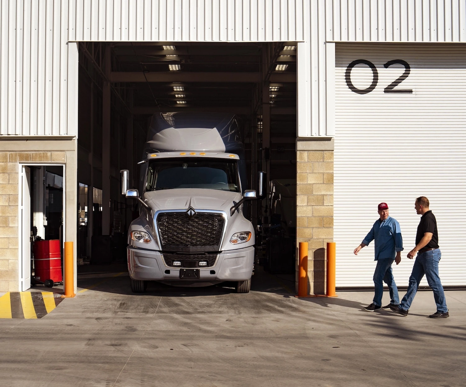 Semi-truck service center