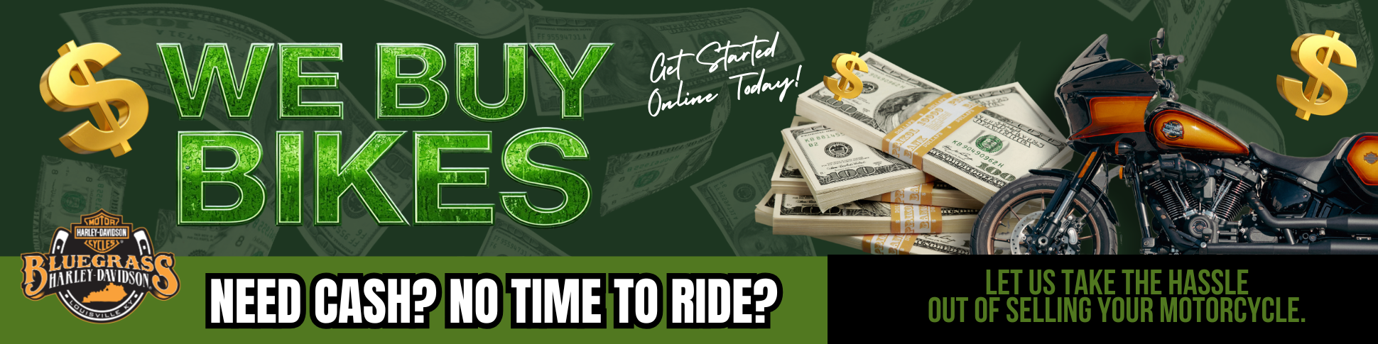 Bluegrass Harley-Davidson wants to Buy Your Bike