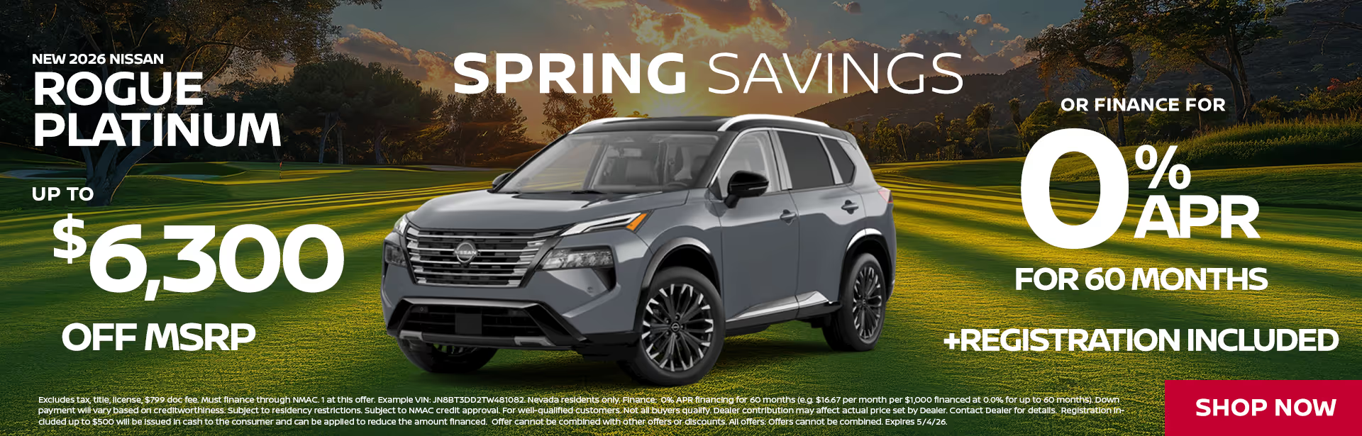 up to $6300 off MSRP. Finance for 0% APR