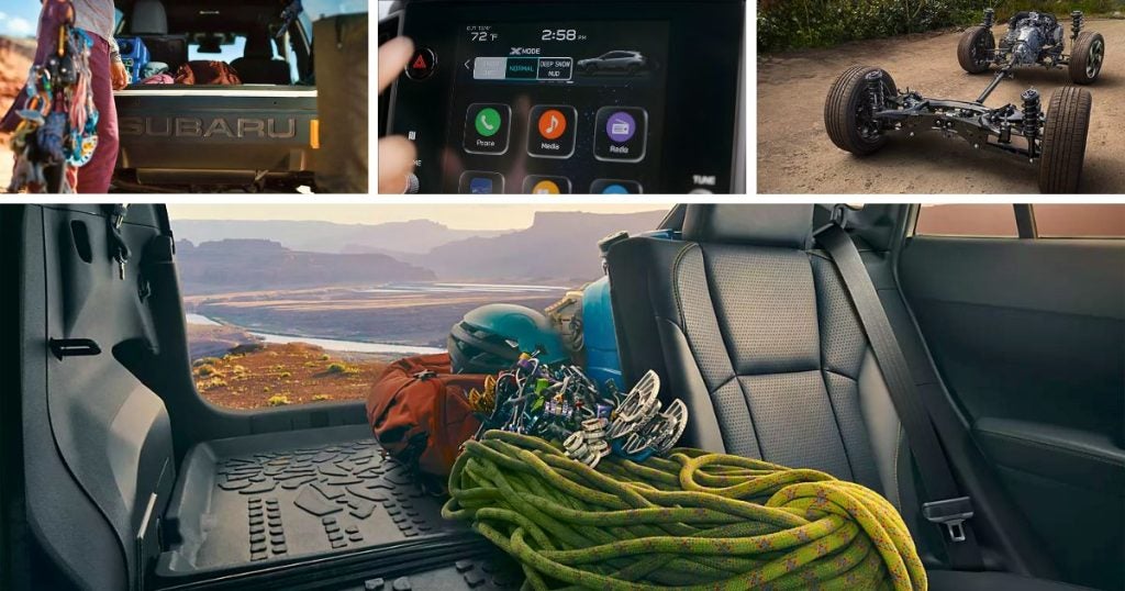 The dog-friendly exterior and interior features of the 2026 Subaru Crosstrek