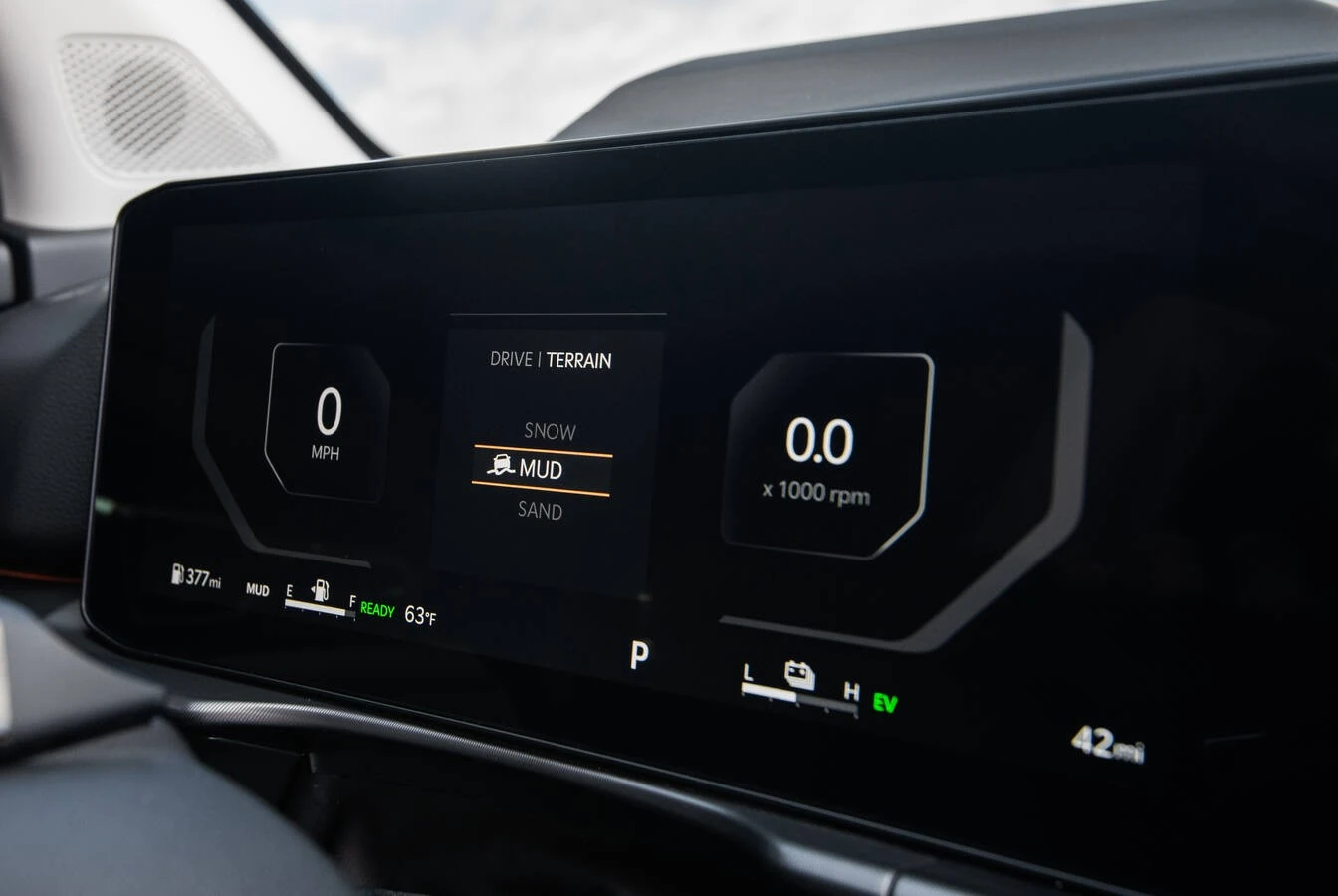 2026 Kia Sportage Hybrid Terrain Mode Display,