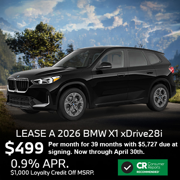 Lease a 2026 BMW X1 xDrive28i