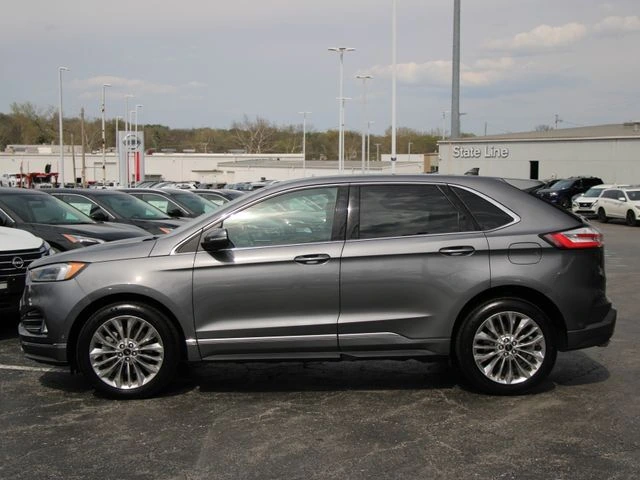 Used 2022 Ford Edge Titanium with VIN 2FMPK4K94NBA13573 for sale in Kansas City