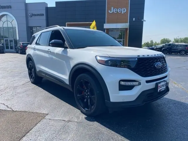 Used 2022 Ford Explorer ST with VIN 1FM5K8GC6NGA05339 for sale in Sterling, IL