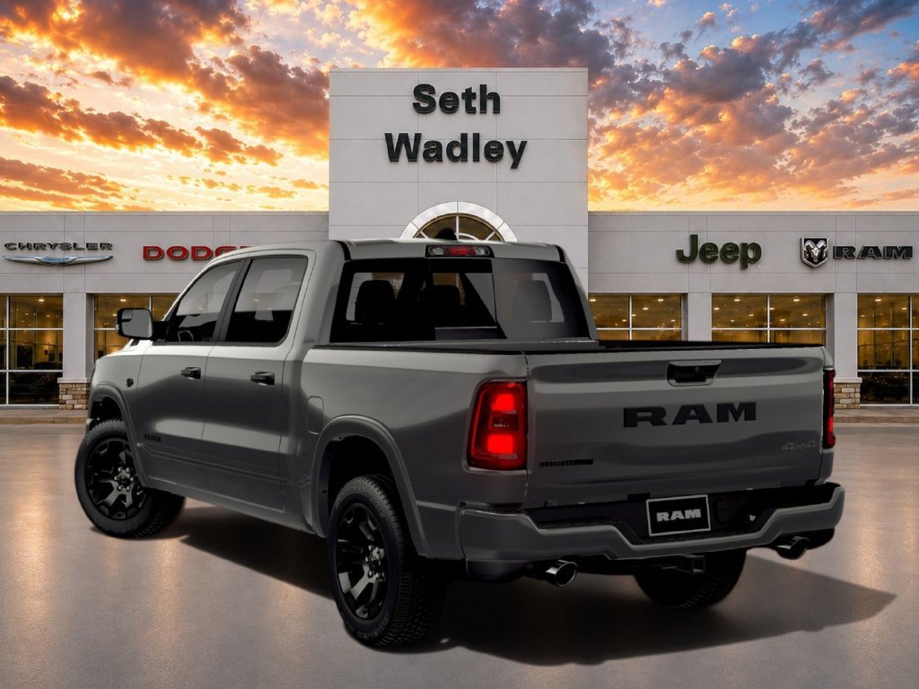 Rear view of a Ram pickup from dealership inventory