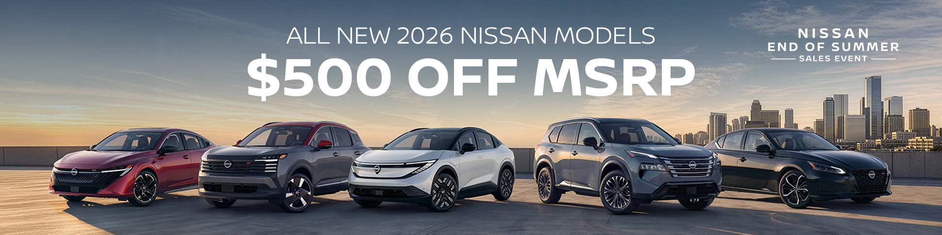 All New 2026 Nissan Models