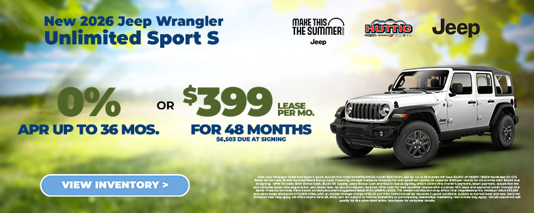 2026 Jeep Wrangler Unlimited Sport S