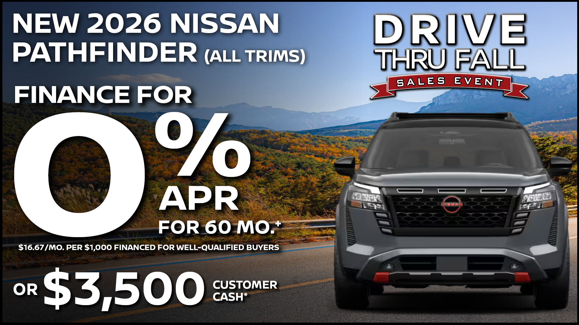 2026 Nissan Frontier SV Crew Cab Lease Special