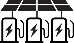 Public charging bay icon