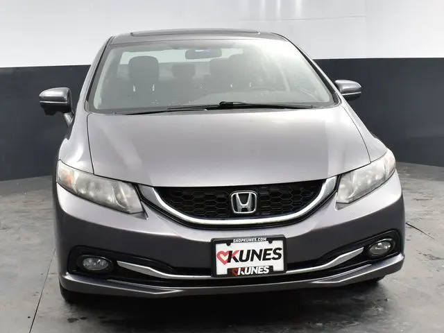 Used 2015 Honda Civic EX-L with VIN 19XFB2F98FE031972 for sale in Belvidere, IL