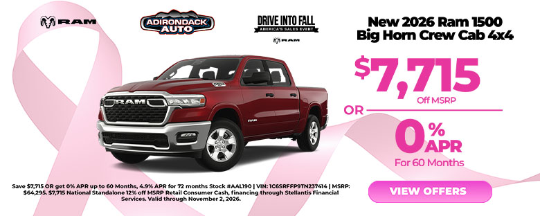  2026 RAM 1500 Big Horn Crew Cab 4x4