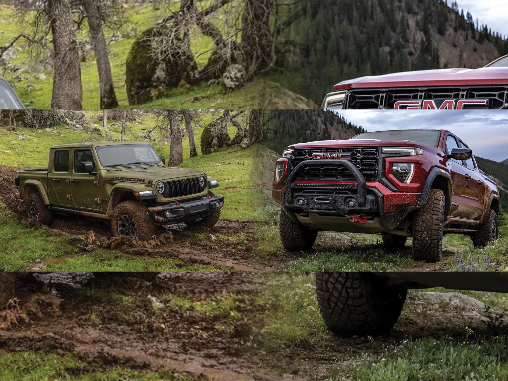 2025 Jeep Gladiator vs 2025 GMC Canyon