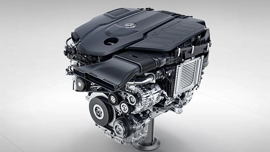 Mercedes-Benz E 450 3.0-liter turbocharged inline-six engine with mild-hybrid drive