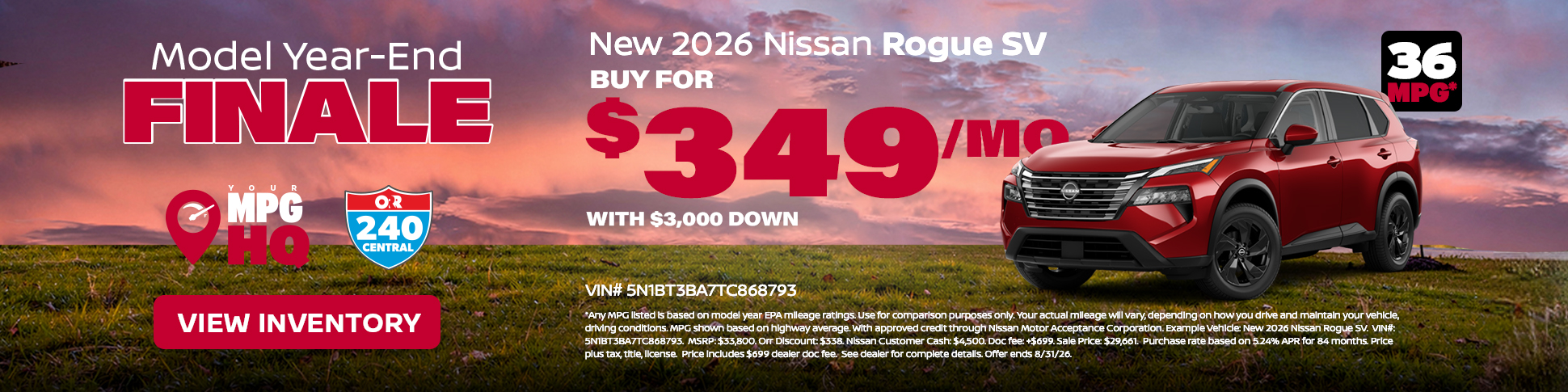 New 2026 Nissan Rogue
