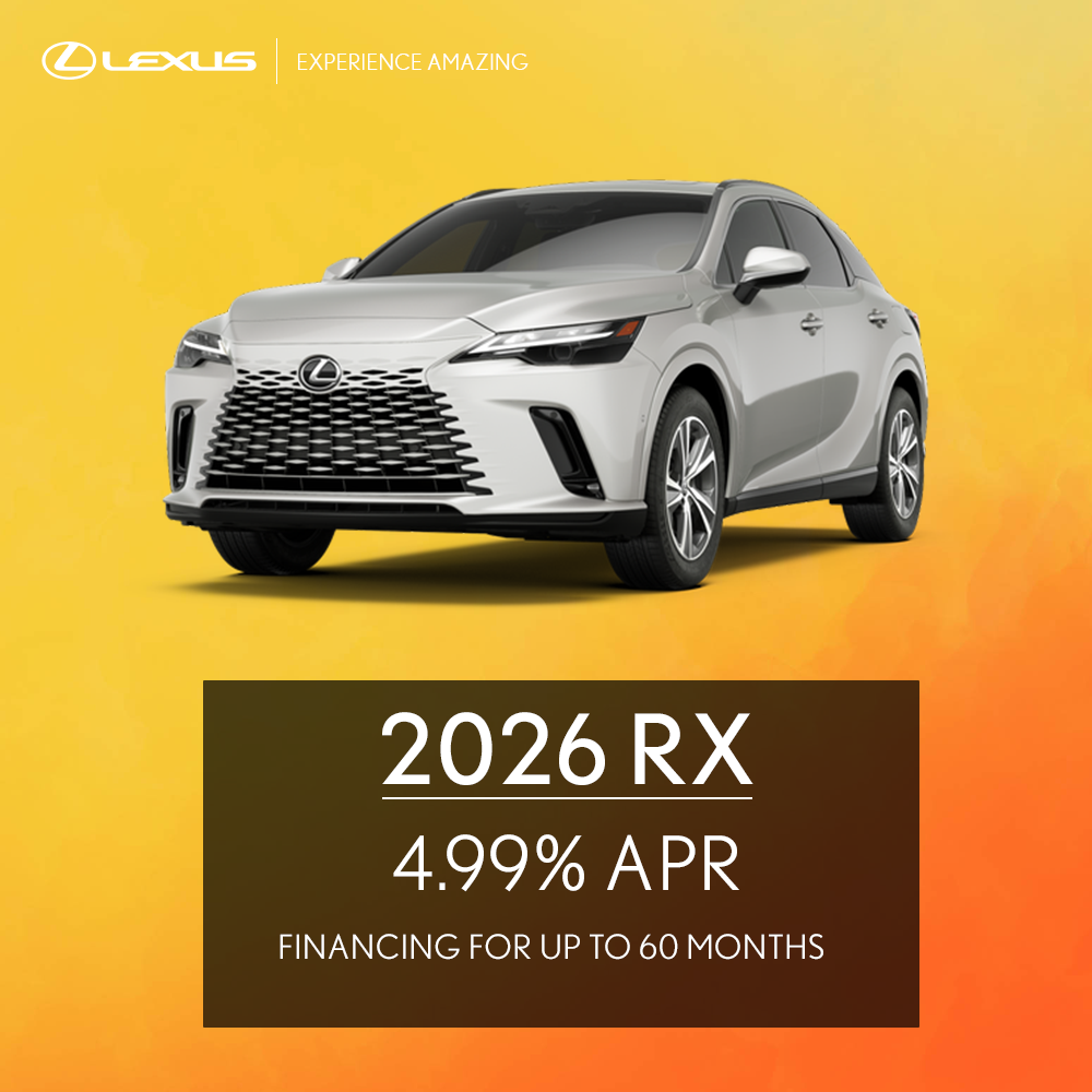 Select New 2026 Lexus RX Models