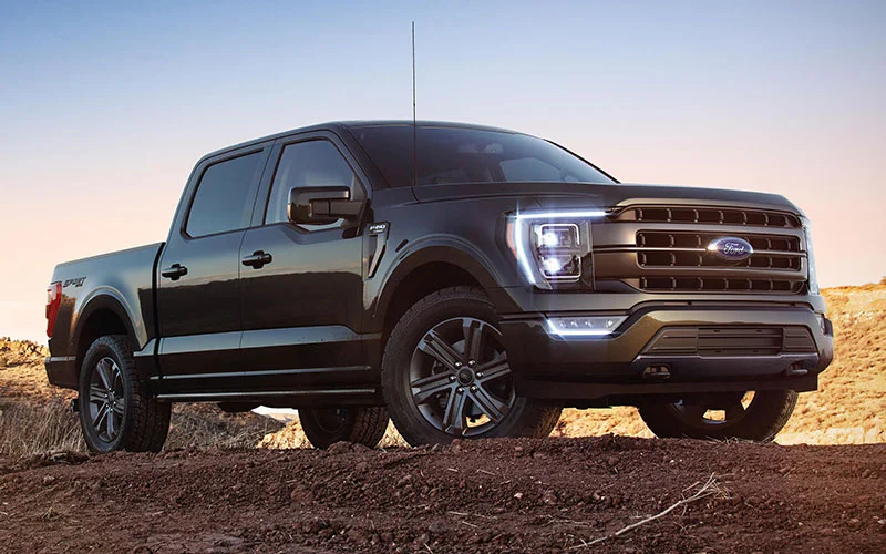 image of black ford f-150