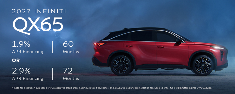 Finance for 1.9% APR for 60 months.
